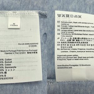 아크네 티셔츠 25SS RA1012-3 - 이미지 9