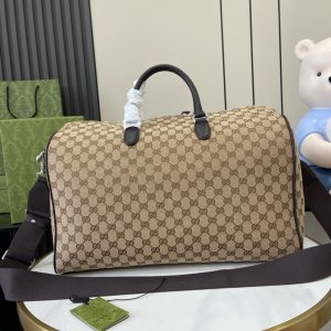 구찌 GG 캔버스 미디엄 보스턴백 802095