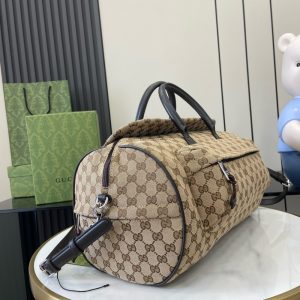 구찌 GG 캔버스 미디엄 보스턴백 800185