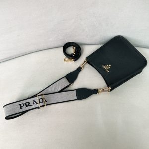 프라다 가죽 미니 숄더백 1BH191-2 - 이미지 6