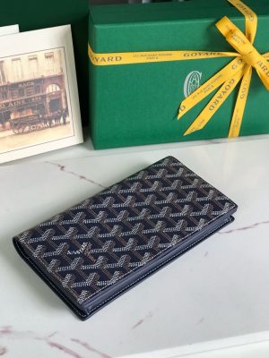 고야* 리슐리우 장지갑 네이비 - 이미지 5