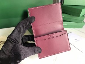 고야드 말제르브 카드 명함 지갑 버건디