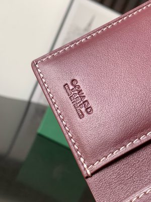고야드 생피에르 카드지갑 버건디