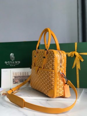 고야드 암바사드 서류가방 MM 옐로우