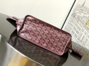 고야* 미니 앙주 토트백 버건디 - 이미지 4