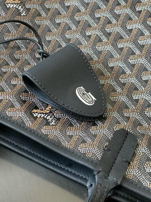 고야드 미니 앙주 토트백 블랙