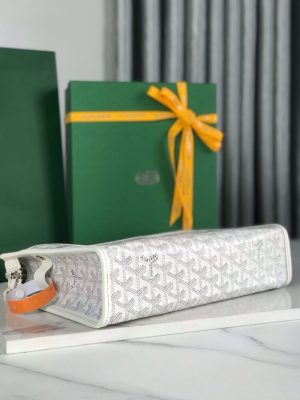 고야* 쥬방스 파우치 클러치 화이트 - 이미지 6