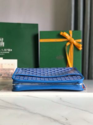 고야* 쥬방스 파우치 클러치 그린 - 이미지 5