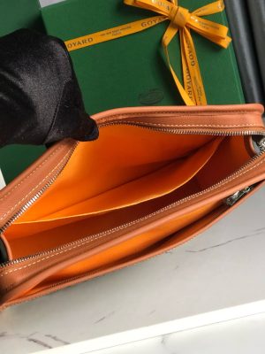 고야* 쥬방스 파우치 클러치 블랙탄 - 이미지 8