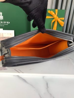 고야* 쥬방스 파우치 클러치 그레이 - 이미지 7