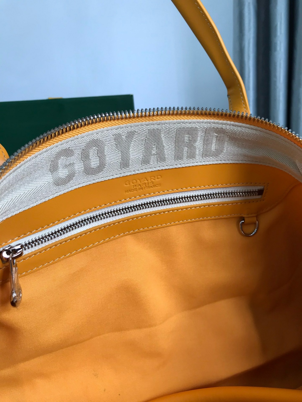 고야* 크로와지에르 50 보스턴백 옐로우 - 이미지 8