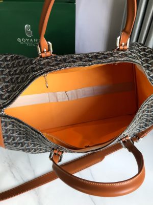 고야* 크로와지에르 50 보스턴백 블랙탄 - 이미지 8