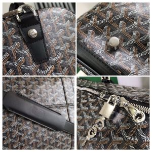 고야* 크로와지에르 50 보스턴백 블랙 - 이미지 6