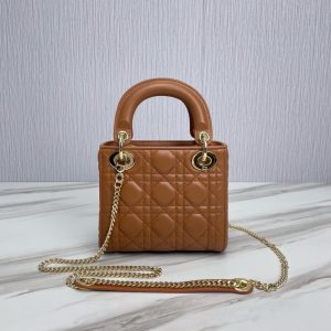 디올 레이디 디올백 미니백 M0505-5 - 이미지 4