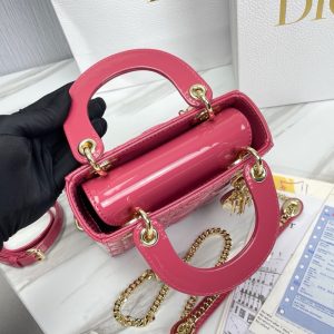 디올 레이디 디올백 미니백 M0505-35 - 이미지 4