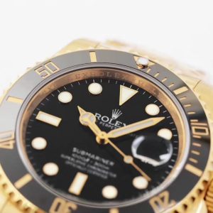 로렉스 서브마리너 블랙 18K 올골드 - 이미지 7