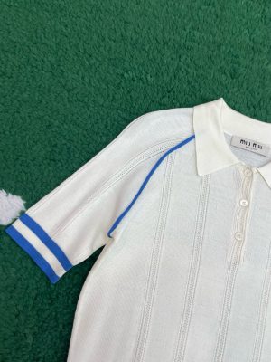 미우미우 티셔츠 25SS RA1101 - 이미지 6