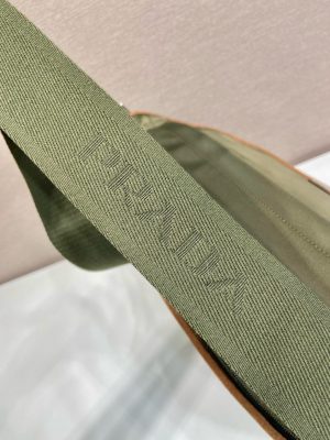 프라다 라지 리나일론 및 스웨이드 숄더백 2VD052-3 - 이미지 4