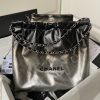 샤넬 22백 미디엄 AS3261 블랙 블랙