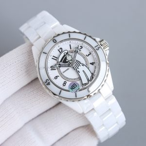 샤넬 J12 시계 화이트 오토메틱 38mm - 이미지 6