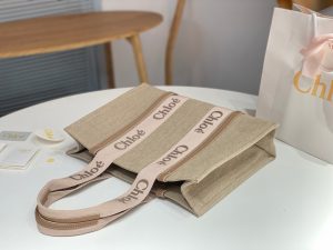 끌로에 우디백 라지 토트백 W0125 - 이미지 4