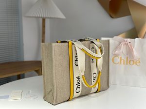 끌로에 우디백 라지 토트백 W0125-4