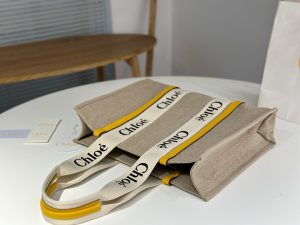끌로에 우디백 라지 토트백 W0125-4 - 이미지 4