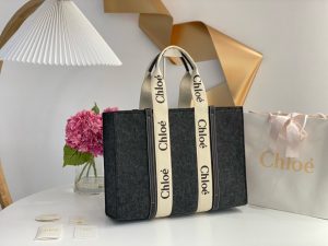 끌로에 우디백 라지 토트백 W0125-6