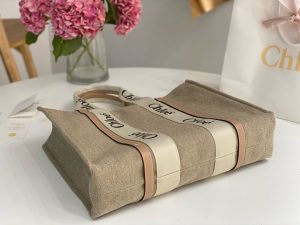 끌로에 우디백 라지 토트백 W0125-10 - 이미지 3