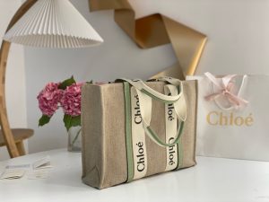 끌로에 우디백 라지 토트백 W0125-13