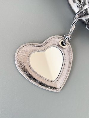 발렌시아가 네오 카골 XS 핸드백 700940210 메탈릭 실버
