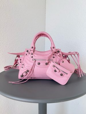 발렌시아가 네오 카골 XS 핸드백 700940210 핑크
