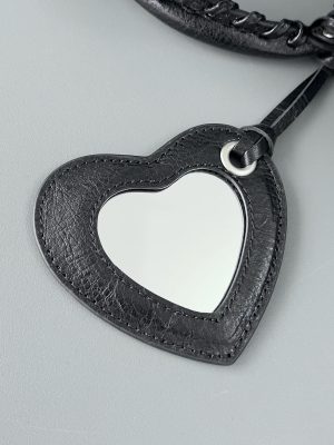 발렌시아가 네오 카골 XS 핸드백 700940210 블랙 - 이미지 10