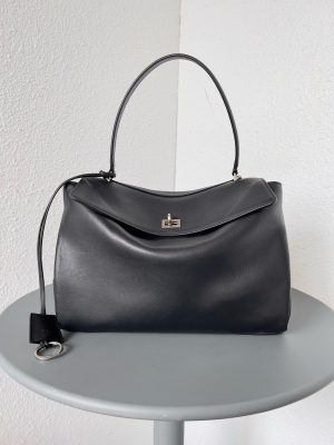 발렌시아가 로데오 핸드백 미디엄 7897722 블랙