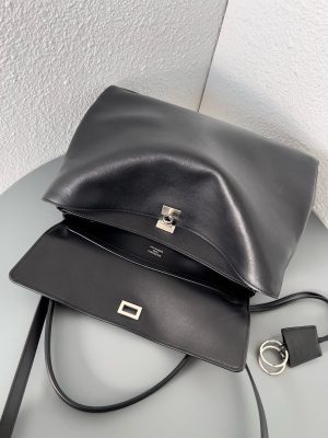 발렌시아가 로데오 핸드백 미디엄 7897722 블랙 - 이미지 5