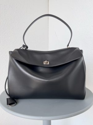 발렌시아가 로데오 핸드백 라지 7897442 블랙