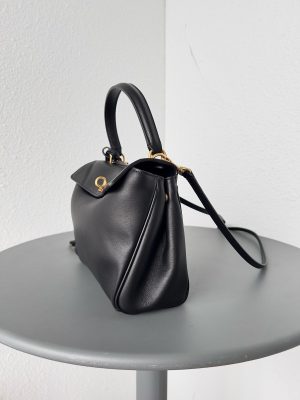 발렌시아가 로데오 핸드백 미니 7954562 블랙 금장 - 이미지 4