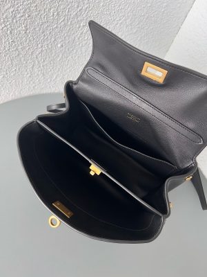 발렌시아가 로데오 핸드백 미니 7954562 블랙 금장