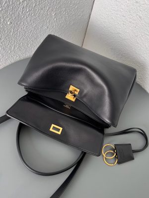 발렌시아가 로데오 핸드백 스몰 7897792 블랙 금장 - 이미지 5