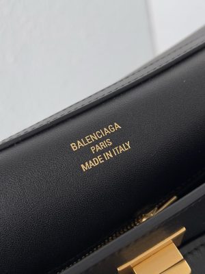 발렌시아가 로데오 핸드백 미디엄 7897722 블랙 금장