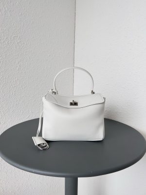 발렌시아가 로데오 핸드백 미니 7954562 화이트