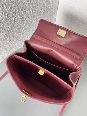 발렌시아가 로데오 핸드백 미니 7954562 버건디 - 이미지 7