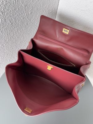 발렌시아가 로데오 핸드백 미디엄 7897722 버건디 - 이미지 7