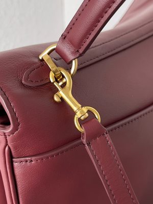 발렌시아가 로데오 핸드백 미디엄 7897722 버건디 - 이미지 5