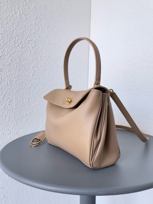발렌시아가 로데오 핸드백 스몰 7897792 라떼