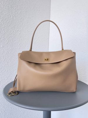 발렌시아가 로데오 핸드백 미디엄 7897722 라떼