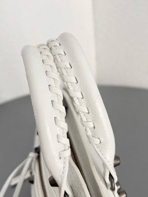 발렌시아가 르 시티 미니백 8063952 옵틱 화이트 - 이미지 8