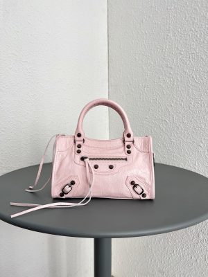 발렌시아가 르 시티 미니백 8063952 페탈 핑크