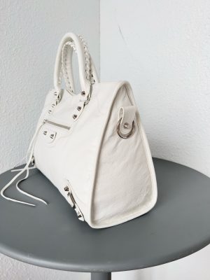 발렌시아가 르 시티백 미디엄 8230582 옵틱 화이트