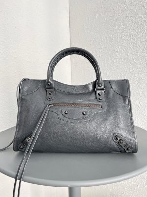 발렌시아가 르 시티백 미디엄 8230582 볼캐닉 록